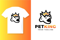 Cat and Dog Pet King Logo Design Screenshot 5