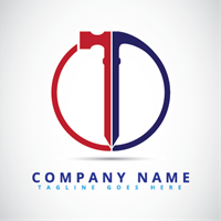 Hammer Logo Design Concept