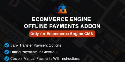 Ecommerce Engine CMS - Offline Payments Add-on
