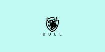 Bull Head With Shield Logo Screenshot 1
