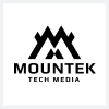 Letter M Mountain  Logo