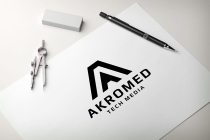 Akromed Letter A Logo Screenshot 1