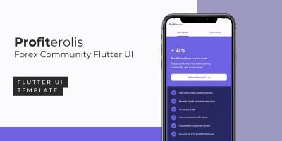 Profiterolis - Flutter Forex Community Chat UI