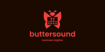 Butterfly Music Logo Template Screenshot 2