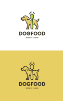 Cute Dog Food Logo Template Screenshot 3