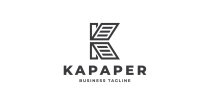 Paper - K Letter Logo Template Screenshot 1