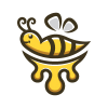 sweet-honey-bee-logo-template