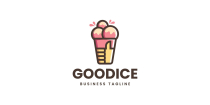 Good Ice Cream Logo Template Screenshot 1
