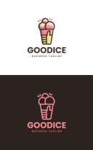 Good Ice Cream Logo Template Screenshot 3