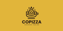 Coffee And Pizza Logo Template Screenshot 2