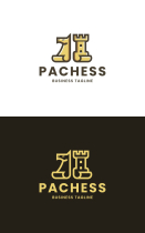 Paper Chess Logo Template Screenshot 3