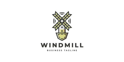 Windmill Pocket Logo Template