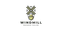 Windmill Pocket Logo Template Screenshot 1