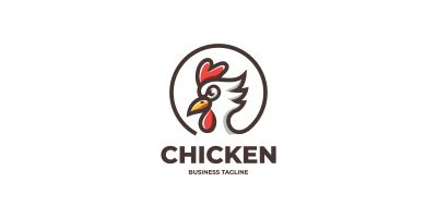Angry Chicken Logo Template