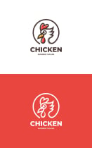 Angry Chicken Logo Template Screenshot 3