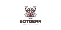 Gear Robot Logo Template Screenshot 1