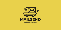 Car Mail Delivery Logo Template Screenshot 2