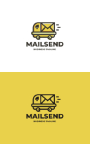 Car Mail Delivery Logo Template Screenshot 3
