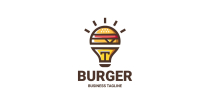 Smart Burger Logo Template Screenshot 1