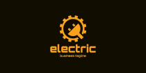 Electrical Gear Plug Logo Template Screenshot 2
