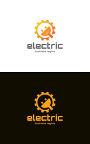 Electrical Gear Plug Logo Template Screenshot 3