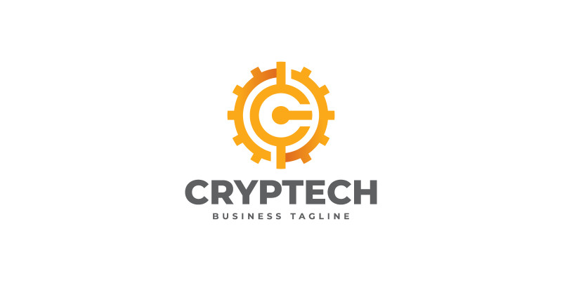 Gear Tech - C Letter Logo Template