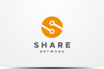 Share Network - Letter S logo design template Screenshot 1