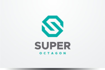 Super Octagon - Letter S logo design template Screenshot 1