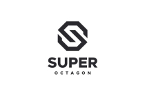 Super Octagon - Letter S logo design template Screenshot 3