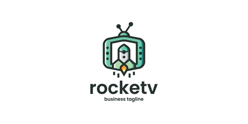 Rocket Television Logo Template