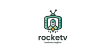 Rocket Television Logo Template Screenshot 1