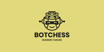 Bot Chess Engine Logo Template Screenshot 2