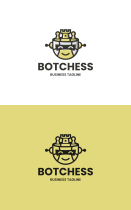 Bot Chess Engine Logo Template Screenshot 3
