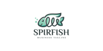 Spiral Fish Logo Template Screenshot 1
