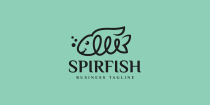 Spiral Fish Logo Template Screenshot 2