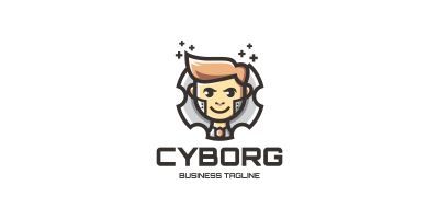 Human Gear Cyborg Logo Template