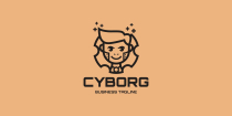 Human Gear Cyborg Logo Template Screenshot 2