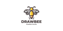 Drawing Bee Logo Template Screenshot 1