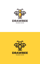 Drawing Bee Logo Template Screenshot 3