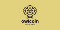 Owl Coin Logo Template Screenshot 2