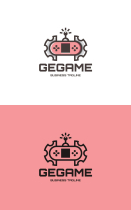 Gear Game Logo Template Screenshot 3