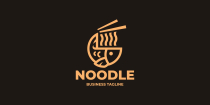 Fish Noodles Logo Template Screenshot 2