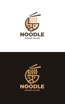 Fish Noodles Logo Template Screenshot 3