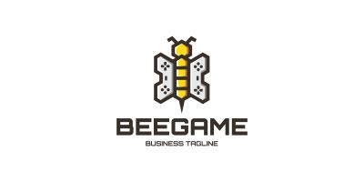 Bee Game Logo Template