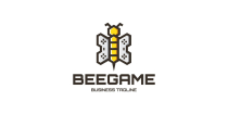 Bee Game Logo Template Screenshot 1