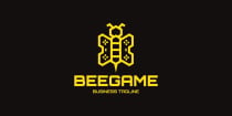 Bee Game Logo Template Screenshot 2