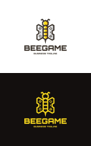 Bee Game Logo Template Screenshot 3