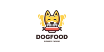 Cheerful Dog Food Logo Template Screenshot 1