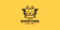 Cheerful Dog Food Logo Template Screenshot 2