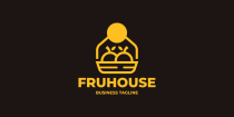 Fruit House Logo Template Screenshot 2